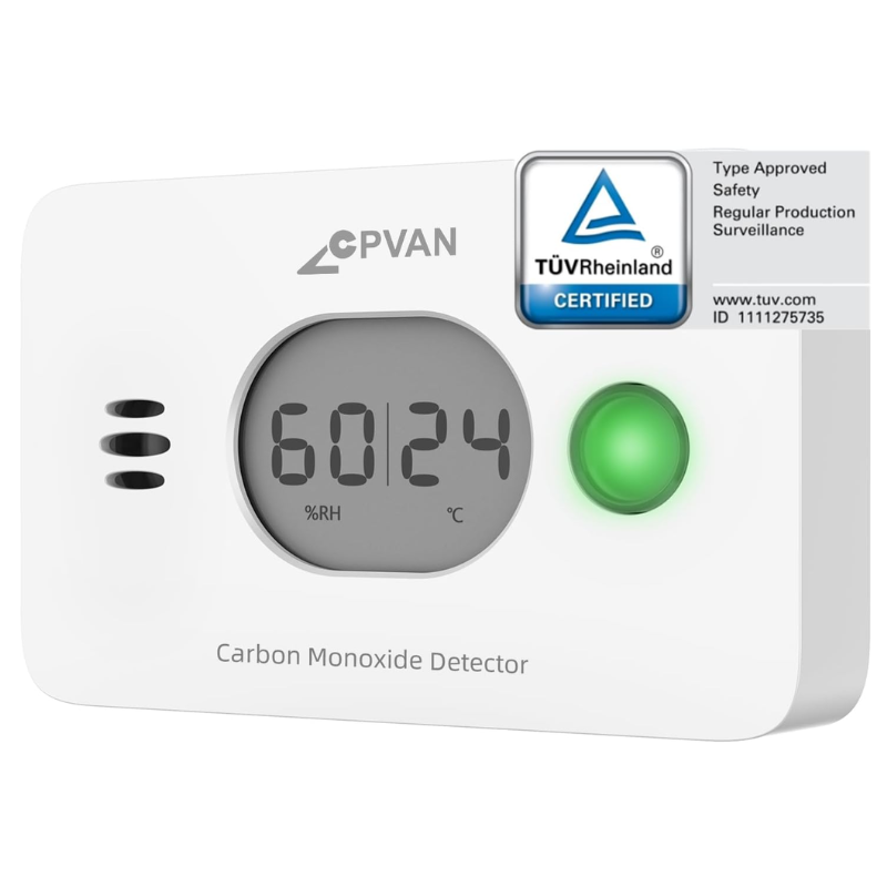 Detector combinado GLP + CO a pilas (Gas + Monóxido)