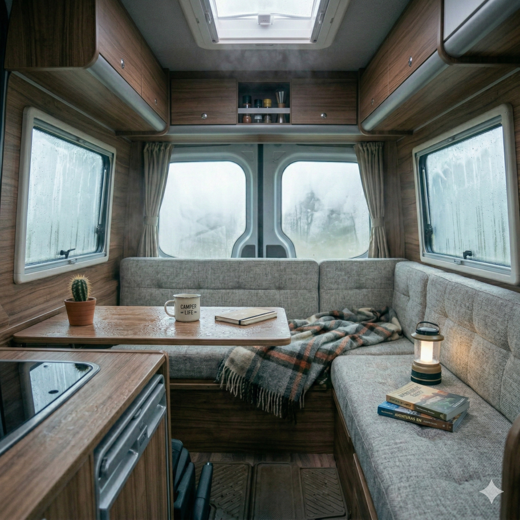 condensacion en camper