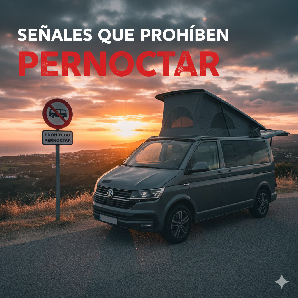 señales prohibido autocaravanas legales españa