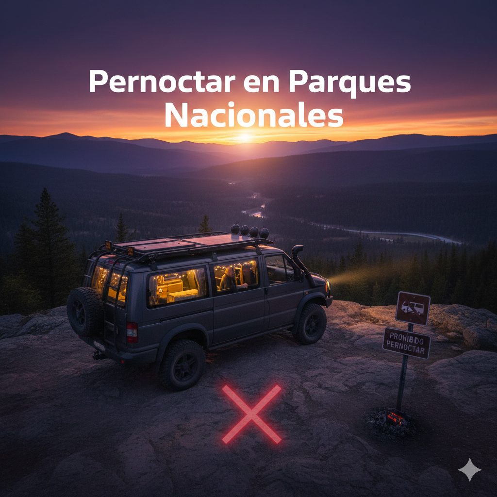 normativa pernocta parques nacionales españa