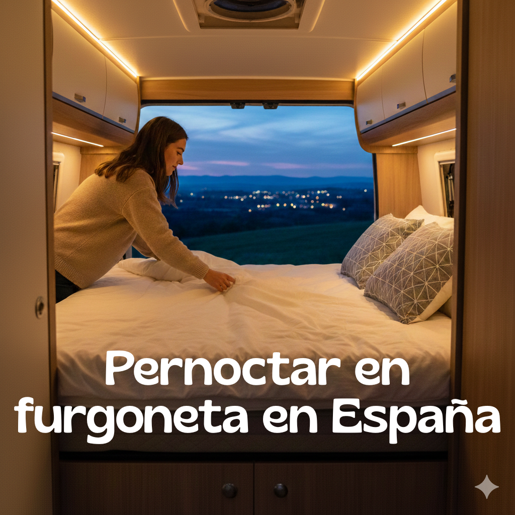 donde es legal pernoctar con furgoneta camper españa
