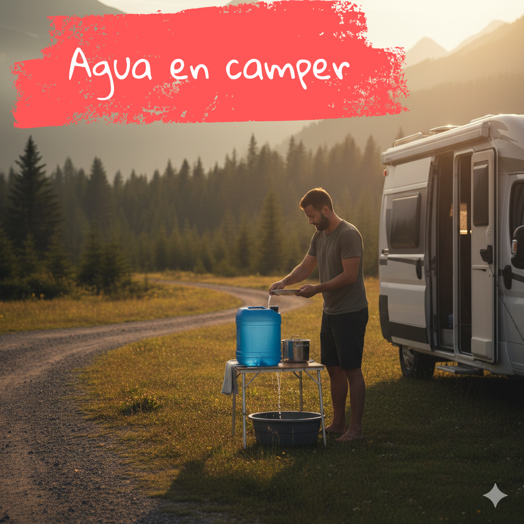 depósitos de agua y gestión de aguas grises en furgoneta camper para autonomía en ruta