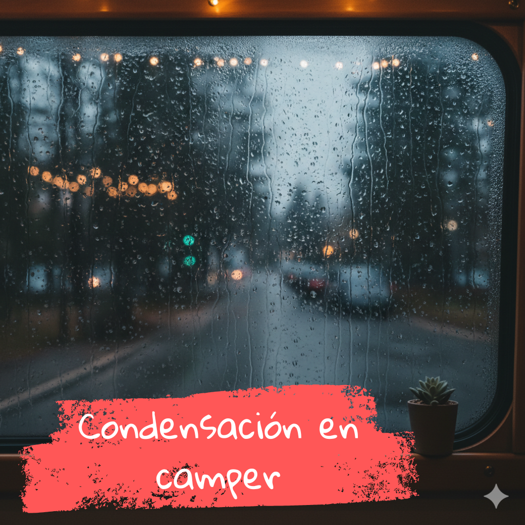 condensación interior en furgoneta camper y cómo evitar humedad en supervivencia camper