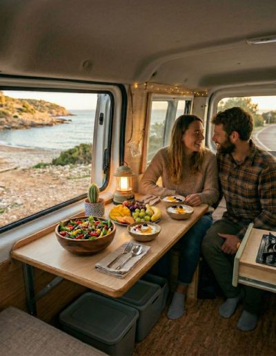 recetas camper con un solo fuego ensalada