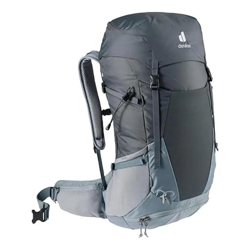 Mochila Deuter Futura 30 SL para mujer con espalda corta y ventilada.