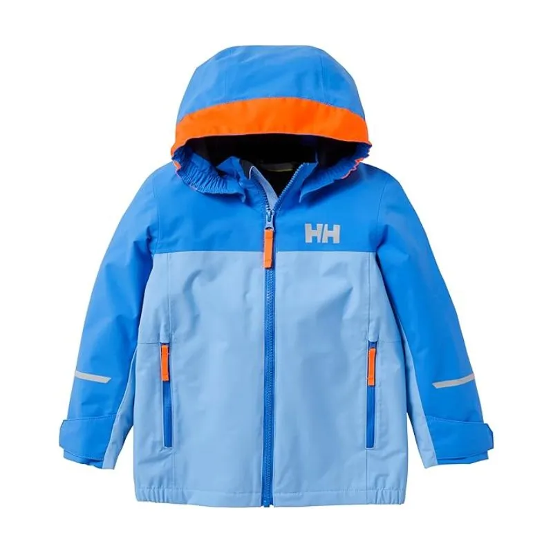 Chaqueta de alta montaña Helly Hansen Junior de alta resistencia y abrigo.