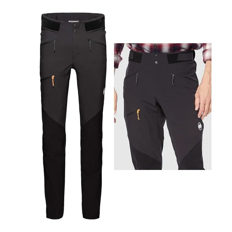 Pantalon softshell Mammut Courmayeur hombre para invierno.