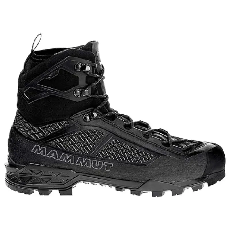 Bota semirrígida Mammut Taiss Light Mid GTX para alpinismo técnico.