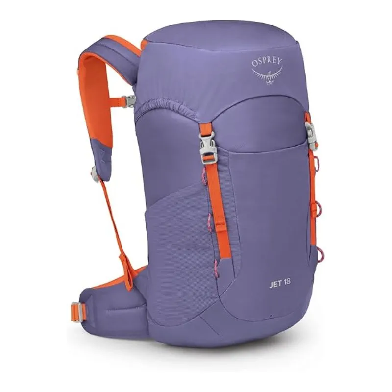 Mochila de senderismo infantil Osprey Jet 18 con sistema AirScape.