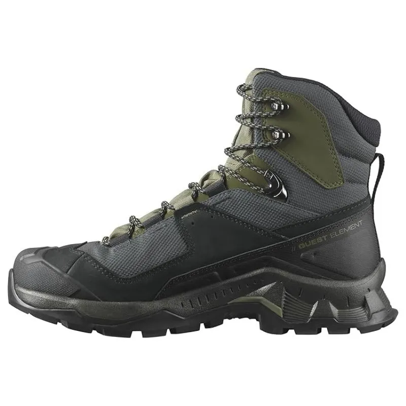 Bota Salomon Quest 4 GTX con chasis 4D para máxima estabilidad lateral.