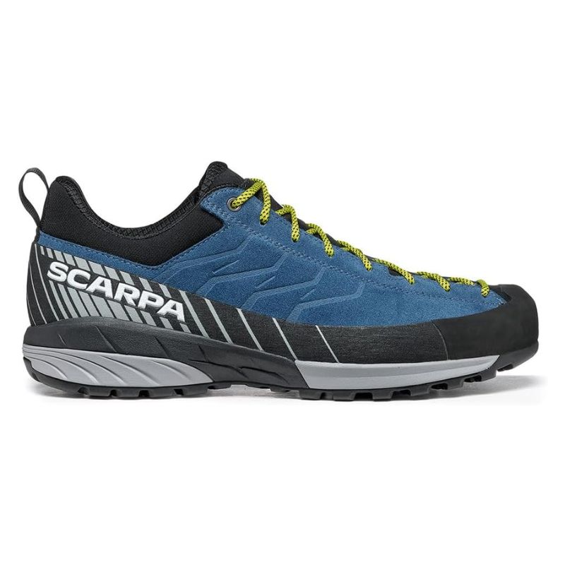 Zapatilla de aproximación técnica Scarpa Mescalito para hombre con suela Vibram Megagrip.