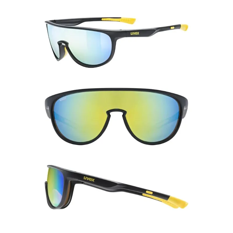 Gafas de montaña Uvex 515 para niños con lentes de espejo infrarrojo.