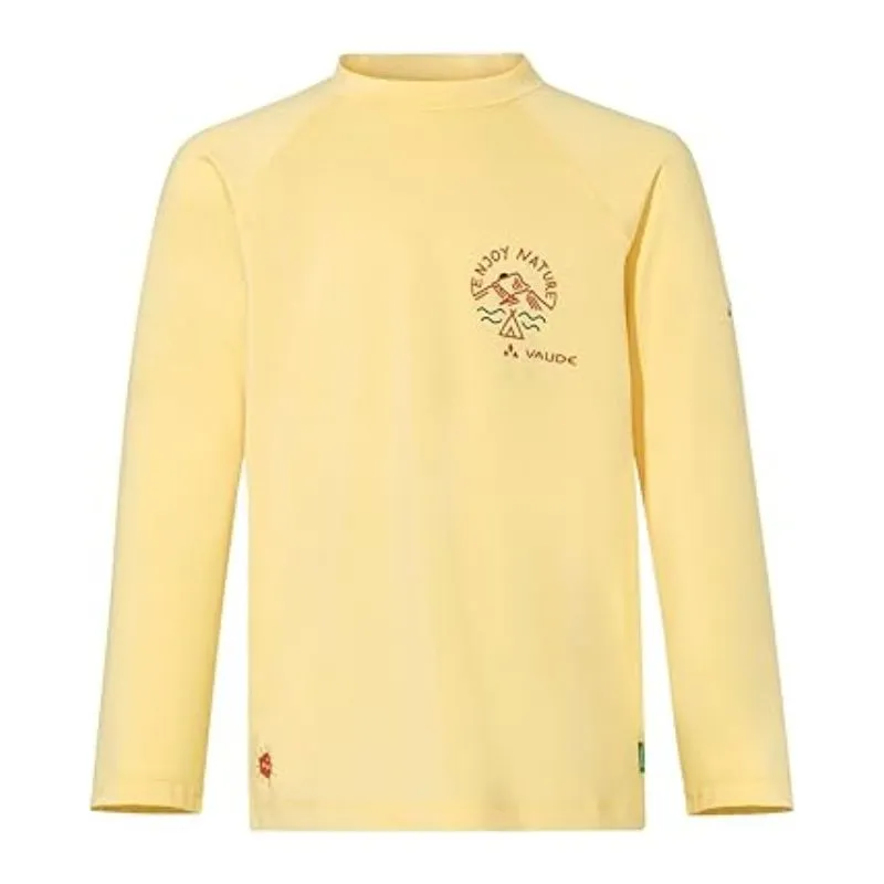 Camiseta técnica de manga larga Vaude Kids Solaro LS III para entretiempo.